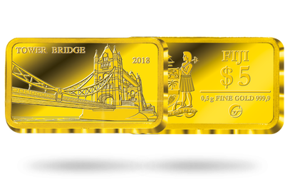 Monnaie-Lingot en or le plus pur «Londres» 2018